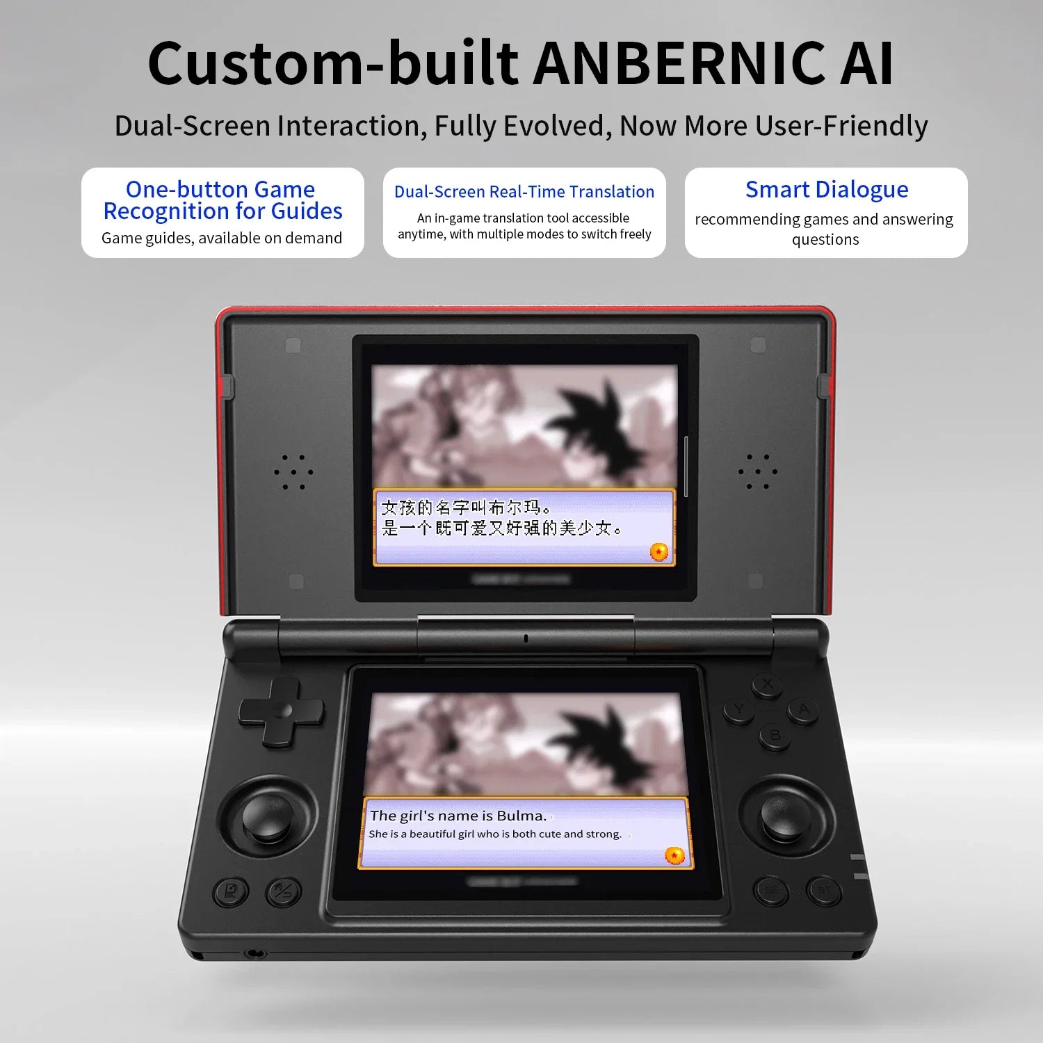 Anbernic RG DS Flip handheld game console red shell, 4in IPS dual screens FLIPSTYLEZLLC on Tampa Home & Garden Store