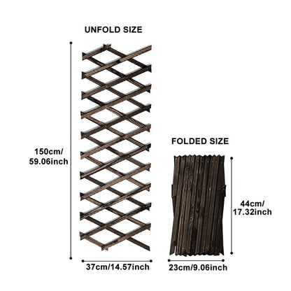 Expandable Wooden Plant Climbing Frame for Patio