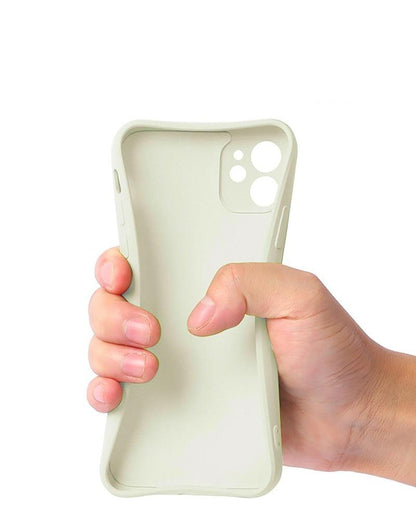 Cute puppy silicone iPhone case by Stevvex, light green, shockproof dog pattern on Tampa Home & Garden Store