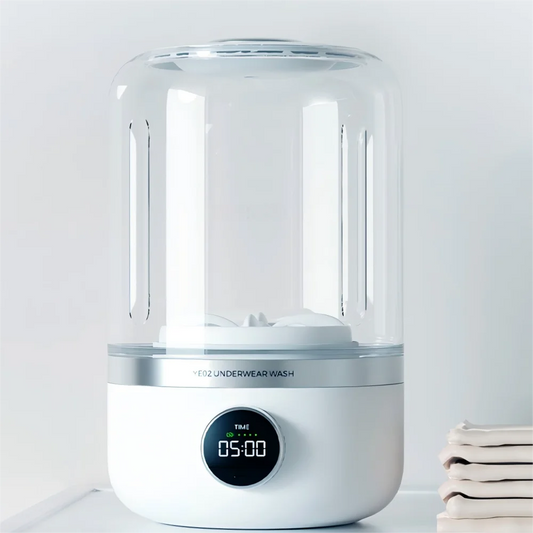 Wireless 1L Mini Portable Washing Machine for Socks Underwear Dehydration Laundry - Tampa Home & Garden Store
