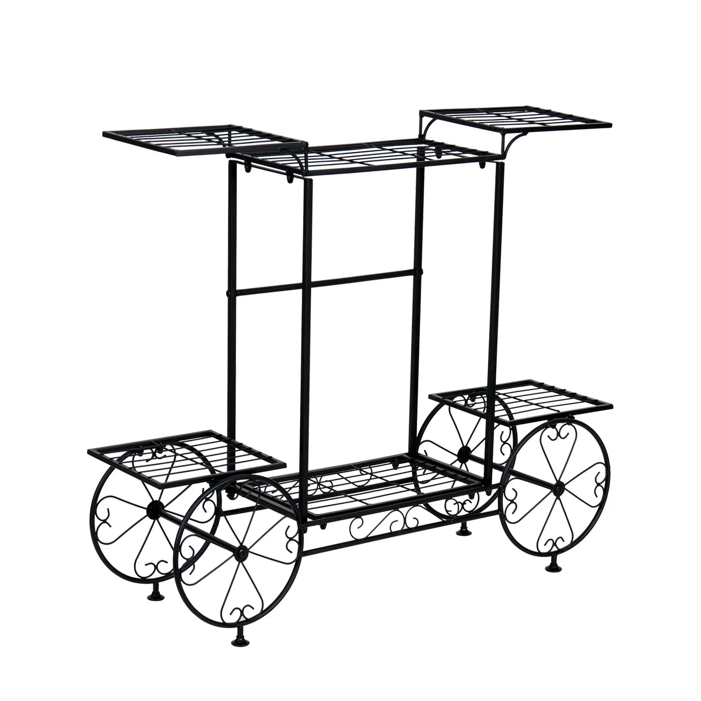 Six Tier Metal Planter Stand and Display Rack