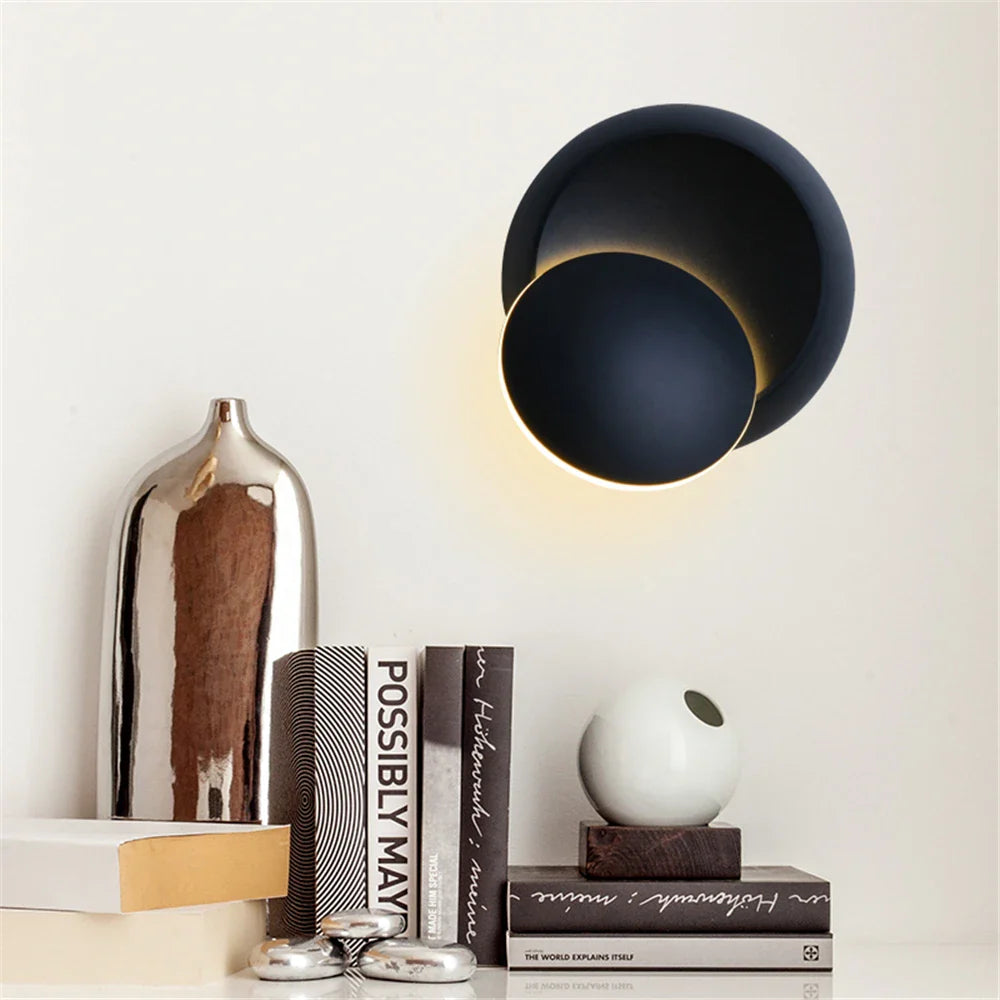 Rotatable LED Wall Light – Modern Aluminum Indoor Lamp for Bedroom & Living Room
