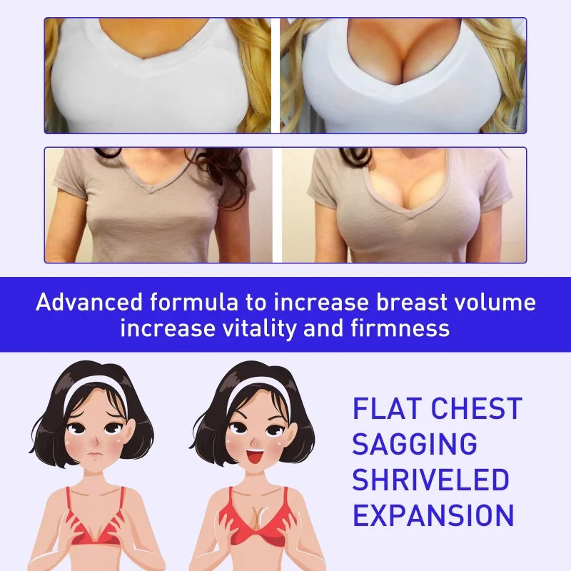 Silcy Skin Natural Breast Enlargement Cream collage with before/after bust lift images on Tampa Home & Garden Store