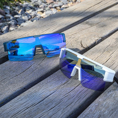 WEST BIKING cycling sunglasses by BikerZoneZ with photochromic UV400 blue lenses, 2pc on Tampa Home & Garden Store