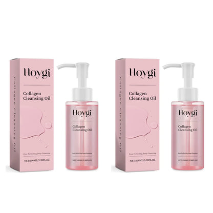 Collagen Cleansing Oil bottles with pink boxes, 2-pack, Silcy Skin on Tampa Home & Garden Store