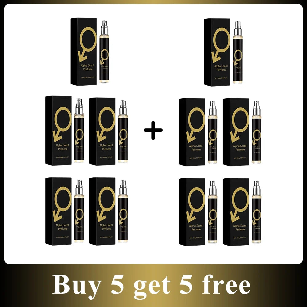 Silcy Skin Alpha Scent perfume gift sets with black boxes, gold logos and bottles on Tampa Home & Garden Store