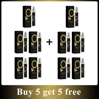 Silcy Skin Alpha Scent perfume gift sets with black boxes, gold logos and bottles on Tampa Home & Garden Store