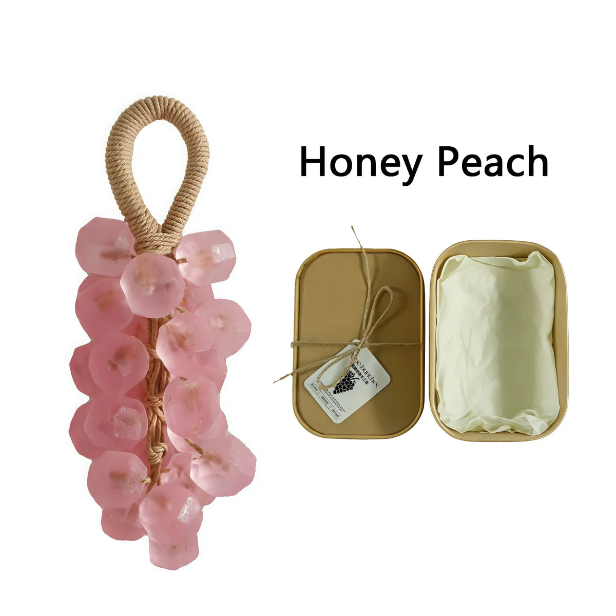 Grape hand soap two-piece tin set by Silcy Skin, handmade, hydrating deep-clean formula on Tampa Home & Garden Store