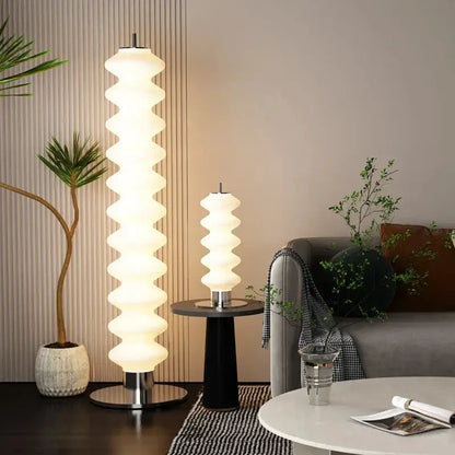 DecorBites Gourd Glass Floor Lamp Nordic