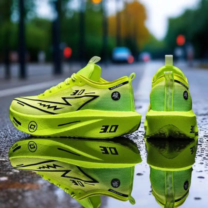 Training Shoes EstaliosFit neon lime breathable mesh cross-training athletic shoes, two shown on Tampa Home & Garden Store