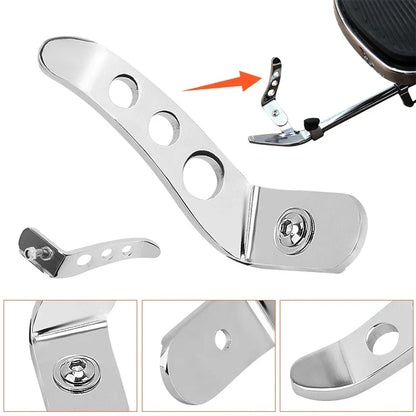 Stand Connector chrome mounting bracket for motorcycle outerwear by BikerZoneZ with holes on Tampa Home & Garden Store