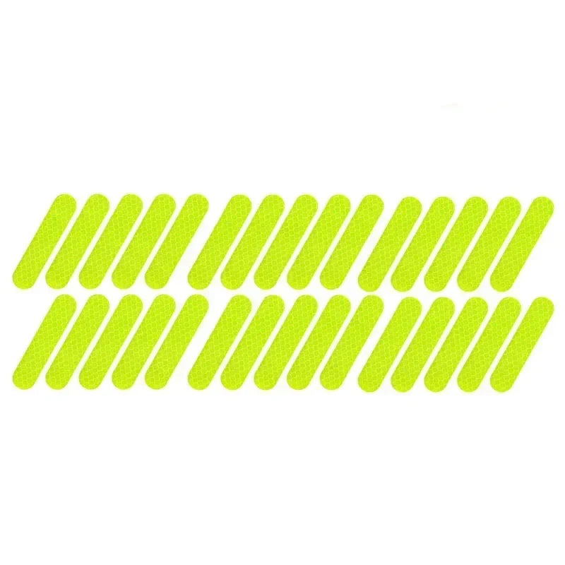 All Gear reflective stickers neon yellow strips for night safety driving BikerZoneZ on Tampa Home & Garden Store