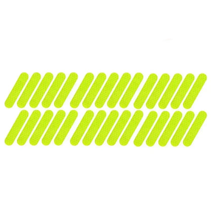 All Gear reflective stickers neon yellow strips for night safety driving BikerZoneZ on Tampa Home & Garden Store