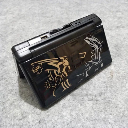 Black refurbished handheld game shell with gold dragon artwork for GBA NDS NDSL by FLIPSTYLEZLLC on Tampa Home & Garden Store
