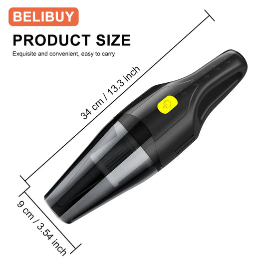 Wireless Mini Car Vacuum Cleaner Strong Suction Portable Handheld Blower - Tampa Home & Garden Store