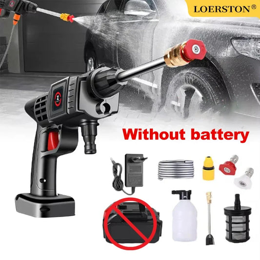 Cordless high-pressure car washer with foam generator portable spray gun UpTrend Deals on Tampa Home & Garden Store