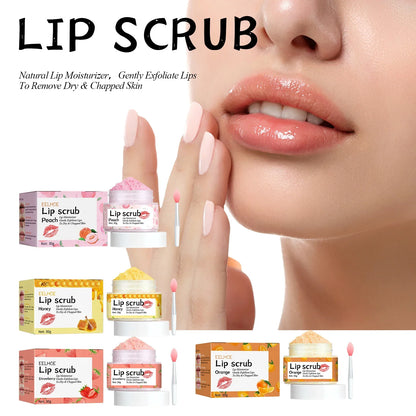 Watermelon Peach Lip Scrub by Silcy Skin, pink peach packaging with jars and boxes on Tampa Home & Garden Store