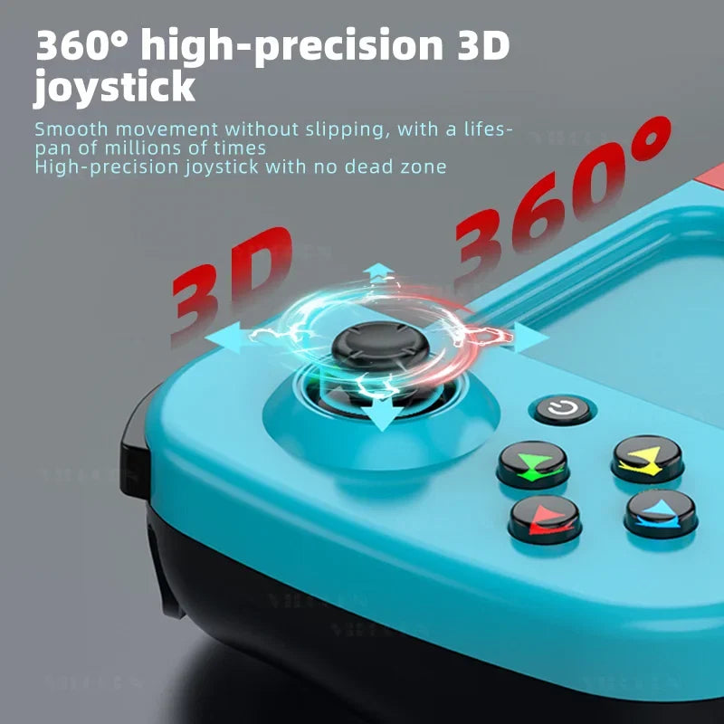 D3 Mobile Gamepad turquoise wireless controller with 360° 3D joystick and colorful buttons on Tampa Home & Garden Store