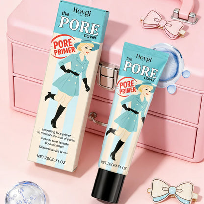 Hoygi Pore Primer by Silcy Skin in blue packaging with retro illustration 2pc set on Tampa Home & Garden Store