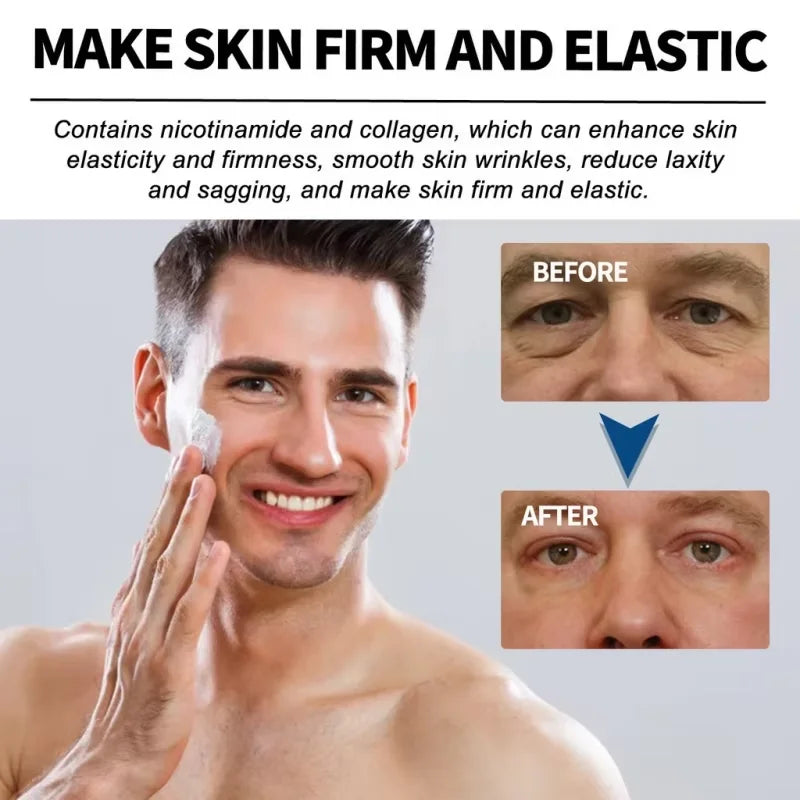 Retinol Anti-wrinkle Cream for Men Silcy Skin, collagen-infused moisturizing firming cream on Tampa Home & Garden Store