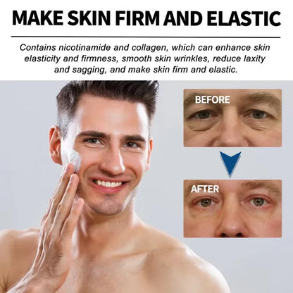 Retinol Anti-wrinkle Cream for Men Silcy Skin, collagen-infused moisturizing firming cream on Tampa Home & Garden Store