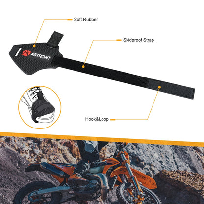 Motorcycle shift pad with adjustable strap and soft rubber by BikerZoneZ on Tampa Home & Garden Store