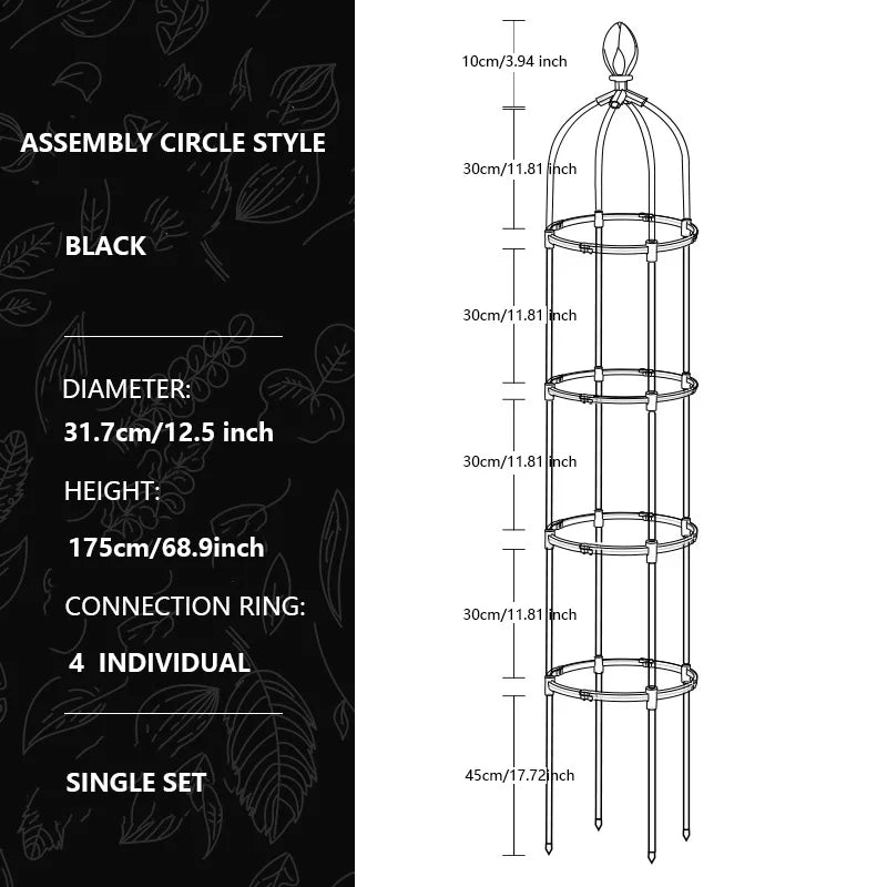 Outdoor Climbing Plant Trellis Garden Support