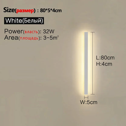 Modern Waterproof Led Wall Light For Outdoor