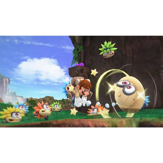 Super Mario Odyssey Nintendo Switch game with Mario and enemies in vibrant 3D world on Tampa Home & Garden Store
