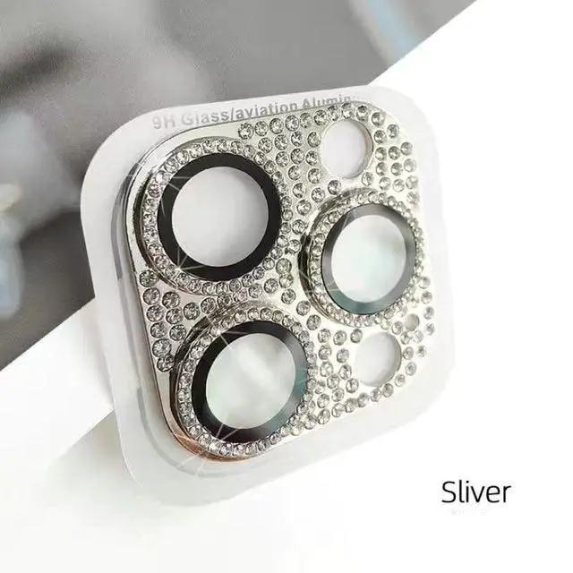 Diamond Metal Camera Lens Protector for IPhone