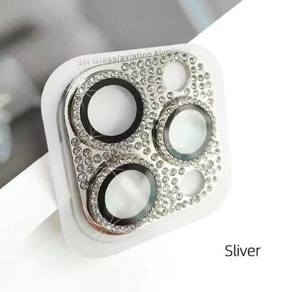 Diamond Metal Camera Lens Protector for IPhone