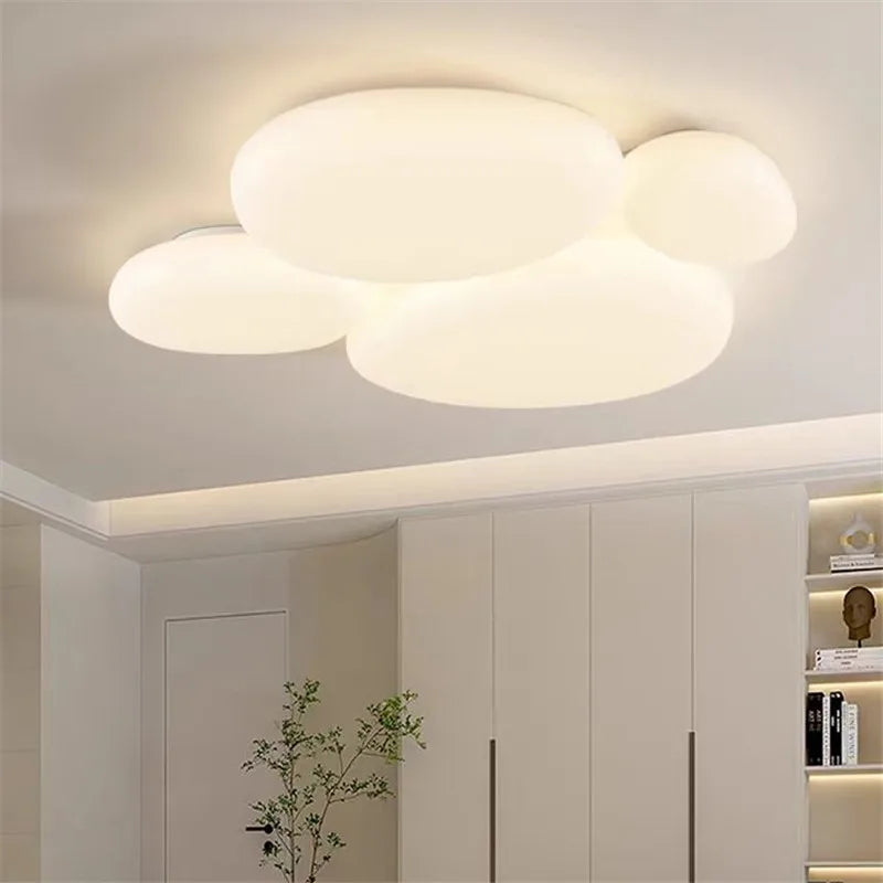 Decorbites Kids LED ceiling light with cloud-like frosted panels, dimmable on Tampa Home & Garden Store