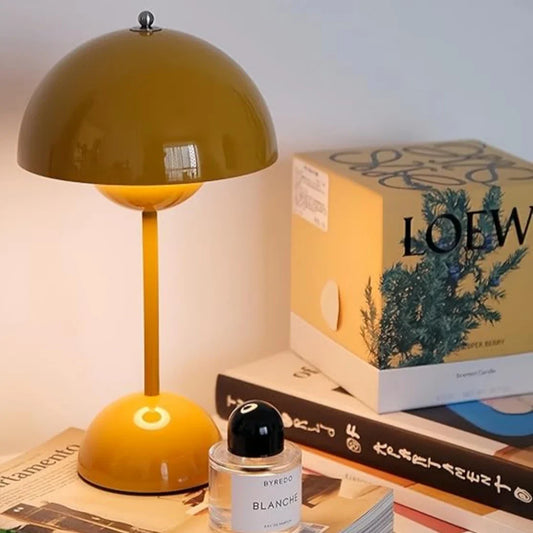 Modern Mushroom Night Light Touch Color Changing LED Bedside Lamp for Home Décor