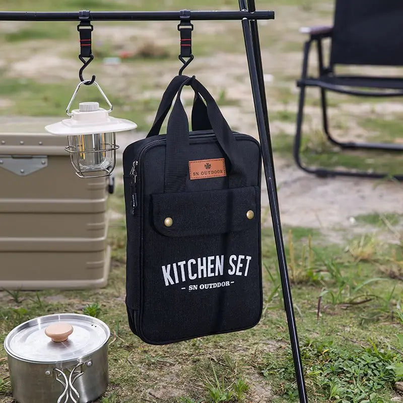 Stainless Steel 8 Piece Cookware and Camping Set