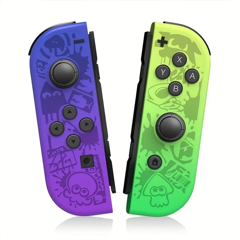 Joy-Con wireless Switch controllers pair in purple and green with dual vibration FLIPSTYLEZLLC on Tampa Home & Garden Store