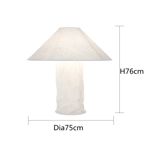 DecorBites Japanese Paper Floor Lamp Nordic Glow