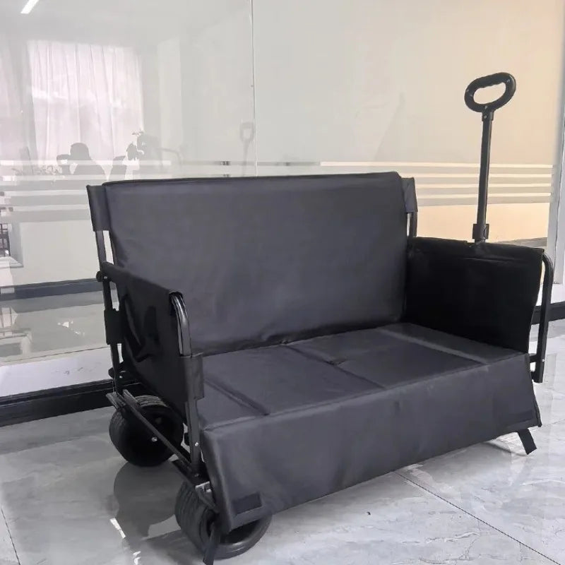 Durable Steel Outdoor Cart and Camping Trolley