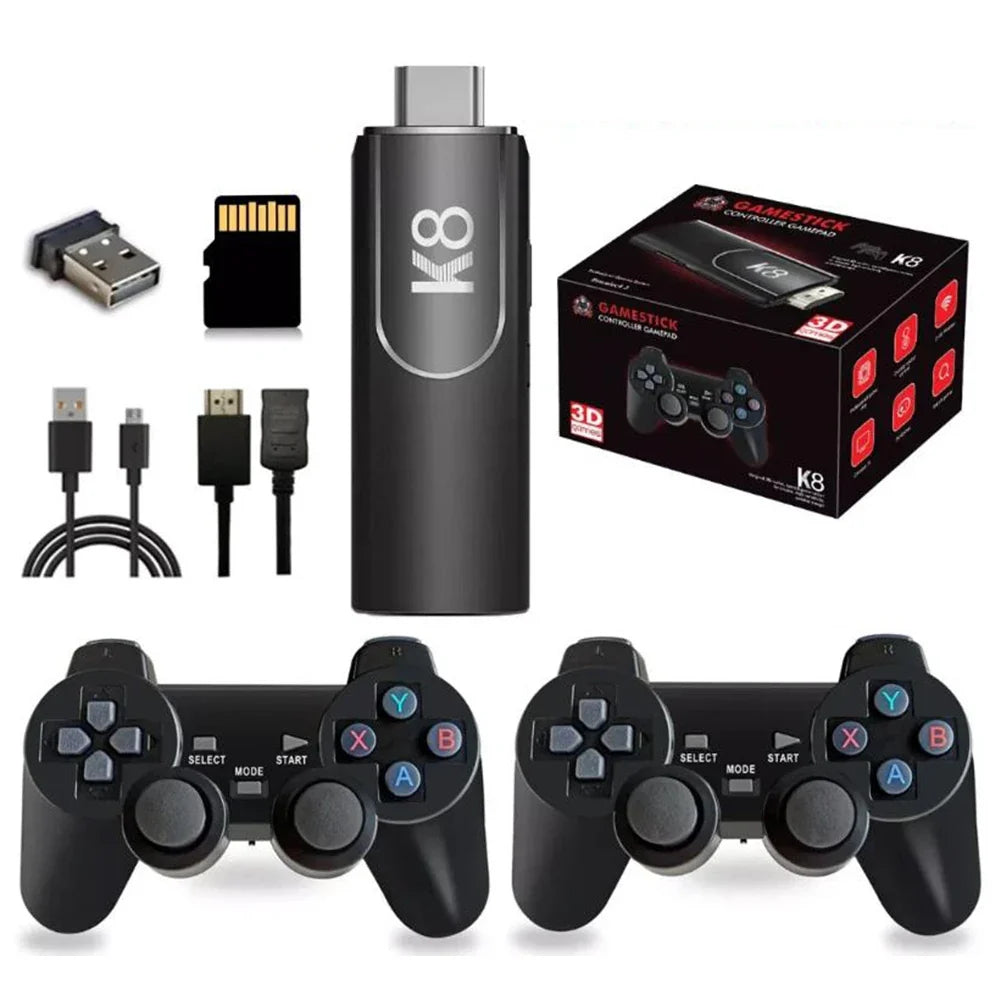 58000 Games Handheld Console 256GB storage with two black wireless gamepads on Tampa Home & Garden Store