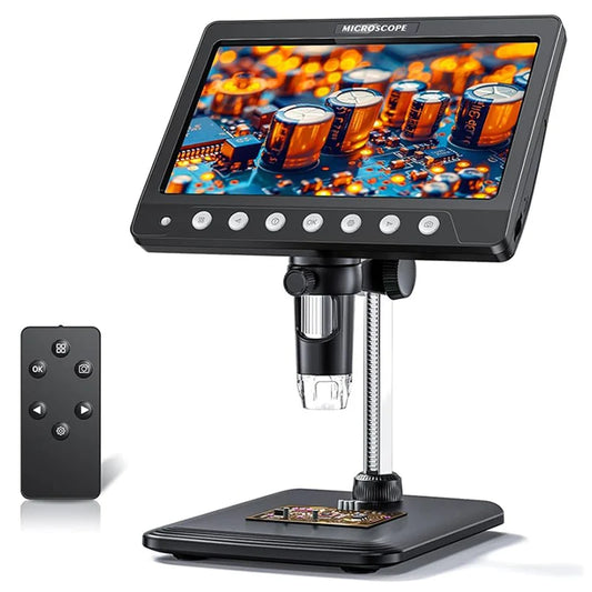 7 Inch IPS Digital Microscope 1200X HD USB Soldering Repair Camera - Tampa Home & Garden Store