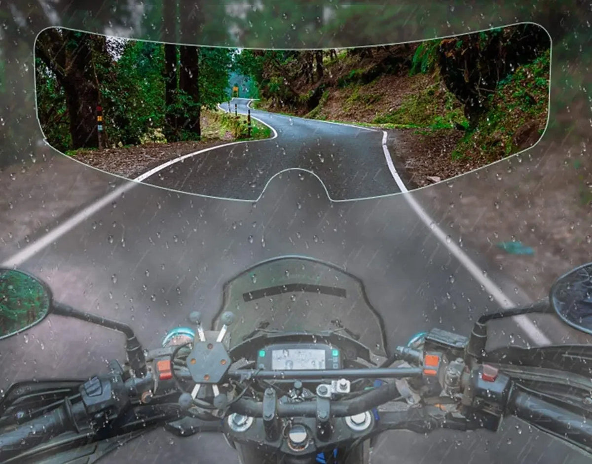 Anti-fog Patch Film Rainproof clear visor overlay for motorcycle helmet by BikerZoneZ on Tampa Home & Garden Store