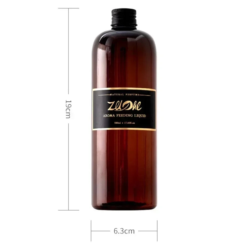 500ml Hotel Series Healton Shangri-La essential oil refill bottle, amber glass with black label on Tampa Home & Garden Store