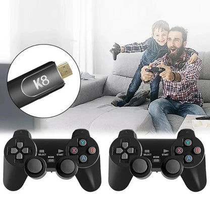 58000 Games wireless gamepad pair, black controllers with A B X Y buttons dongle on Tampa Home & Garden Store