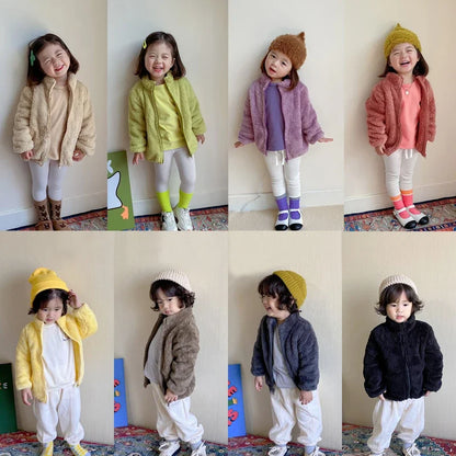 Kids Winter Coat – Warm Fleece Jacket by UpTrend Deals in 8 colorways; cozy fleece looks on Tampa Home & Garden Store