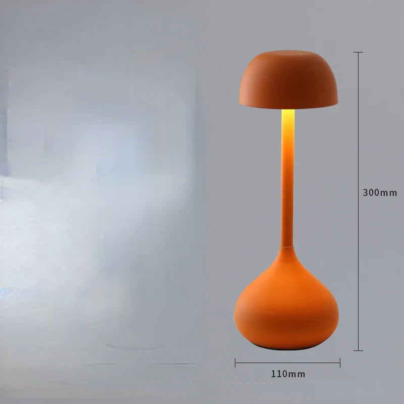 Touch Dimmable Mushroom Table Lamp | Portable Rechargeable Desk Night Light