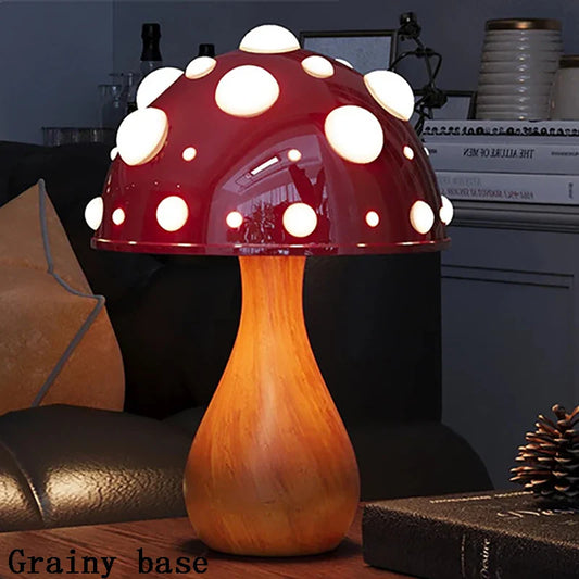 Amanita | Mushroom LED Lamp with Warm Light | USB Desk Night Light for Cozy Bedroom Decor - Tampa Home & Garden Store