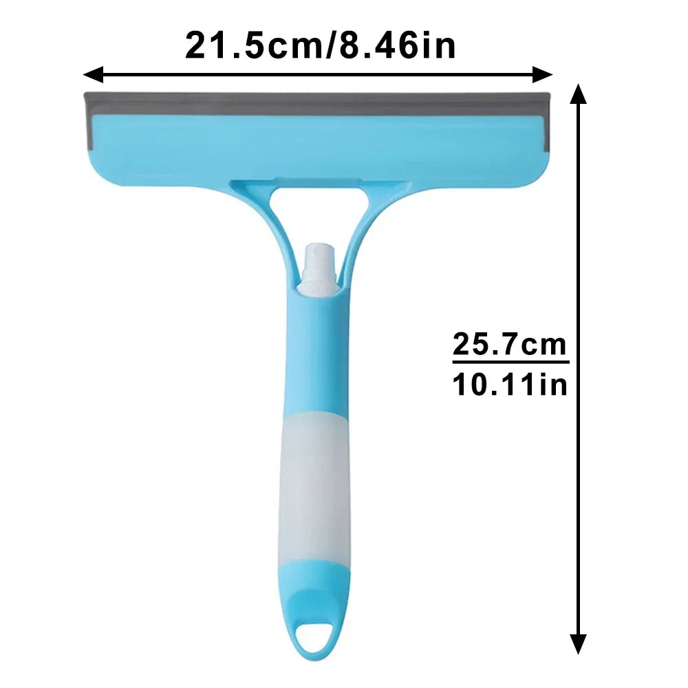 3-in-1 Window Cleaning Squeegee with Spray Bottle and Microfiber Scrubber blue UpTrend Deals on Tampa Home & Garden Store