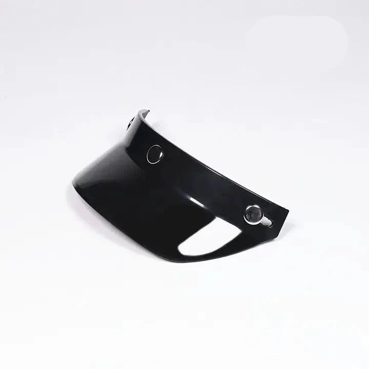 Visor for 3/4 helmet black glossy finish by BikerZoneZ on Tampa Home & Garden Store