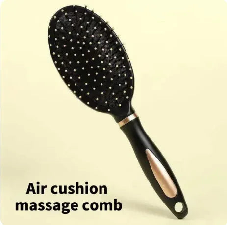 Silcy Skin air cushion massage comb with black plastic handle and dotted bristles on Tampa Home & Garden Store