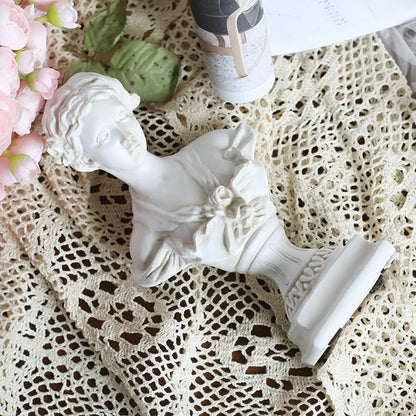 Perfecsy Goddess Bust Statue, white resin Venus sculpture for decor, tabletop display on Tampa Home & Garden Store