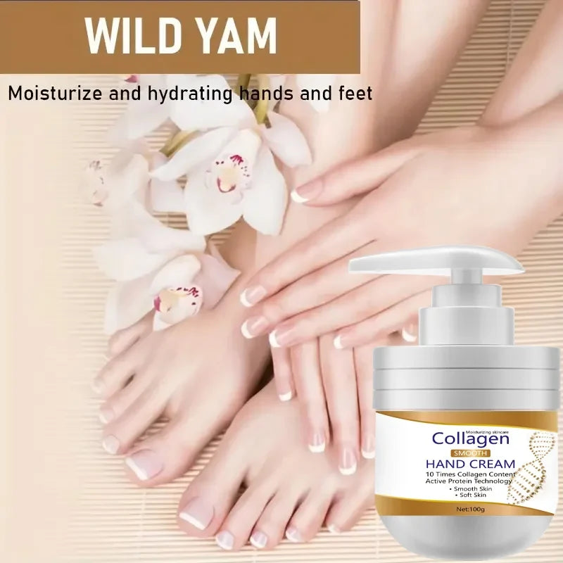Collagen Hand Cream by Silcy Skin for hands and feet, moisturizing and smoothing skin on Tampa Home & Garden Store